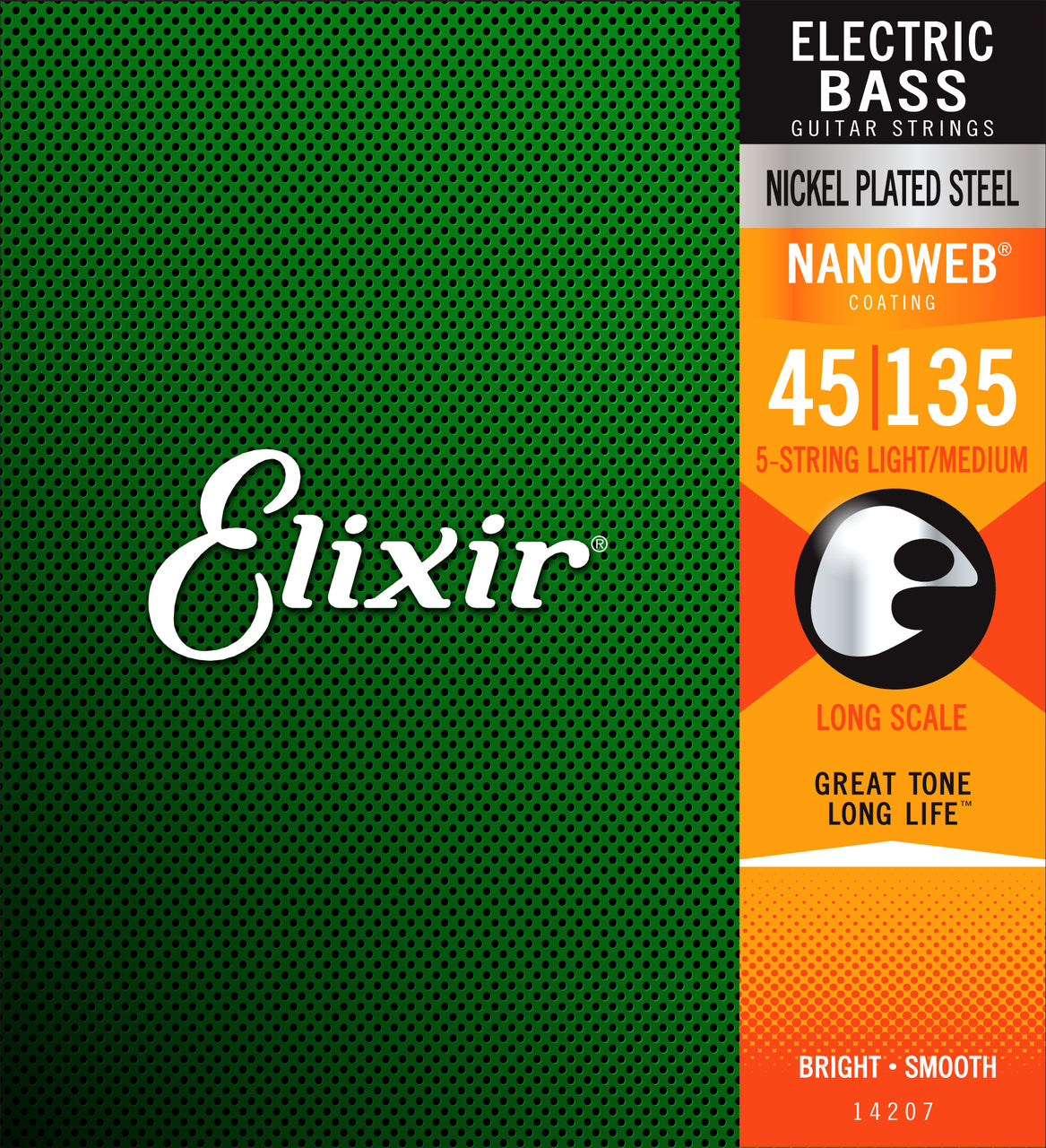 Elixir Nanoweb 5 String Set - Bass Centre Music Store Melbourne