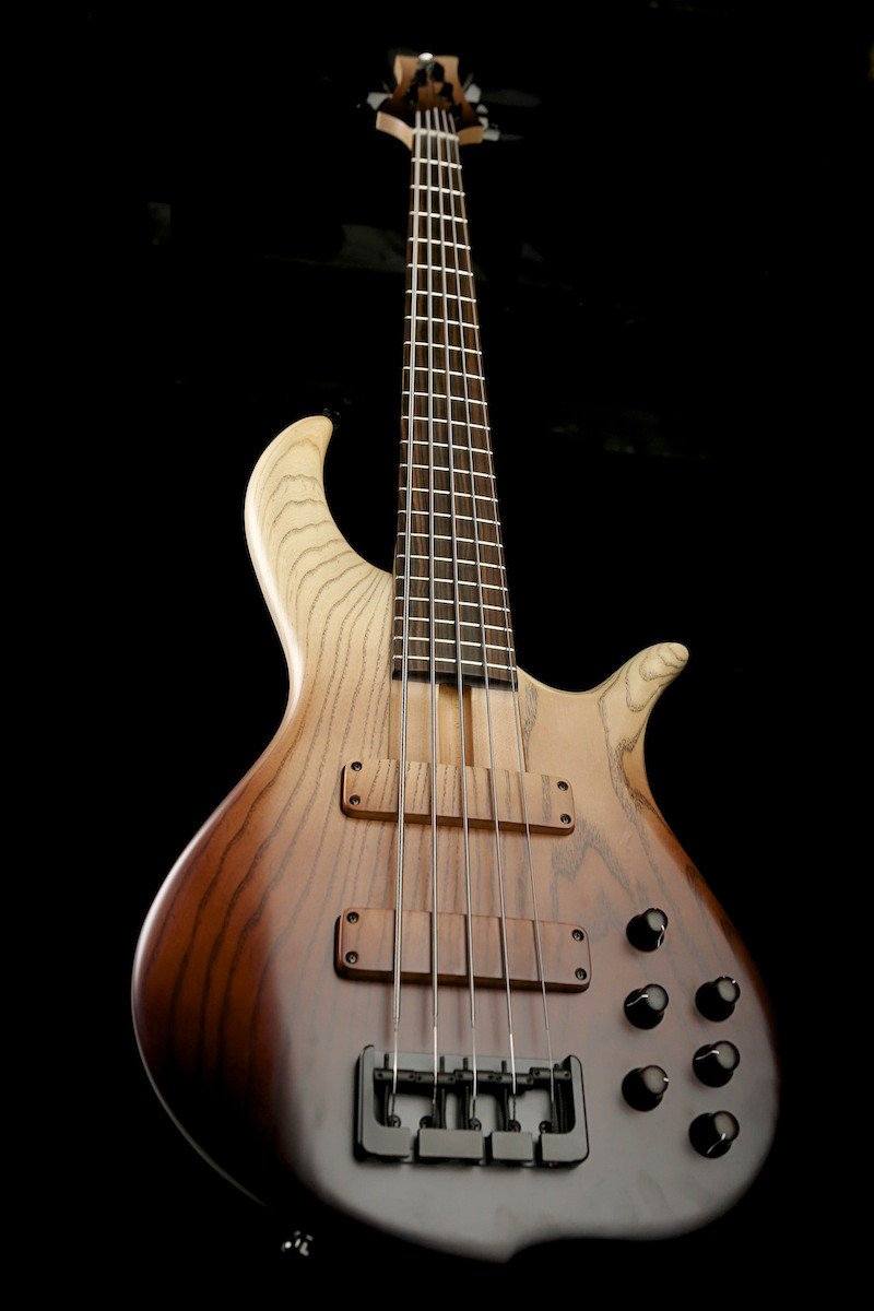 F Bass BN5 Brown Burst Fade